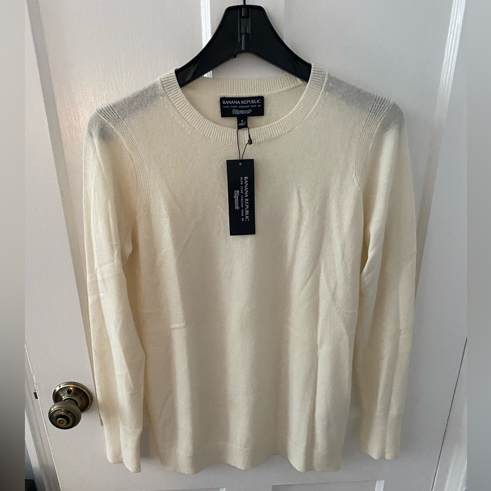 Cream sweater
